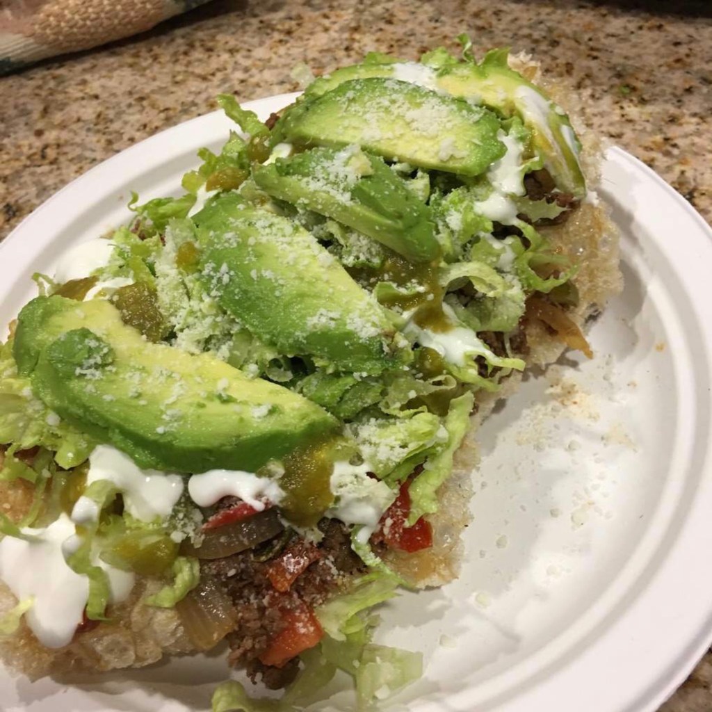 Tostada de chicharrón