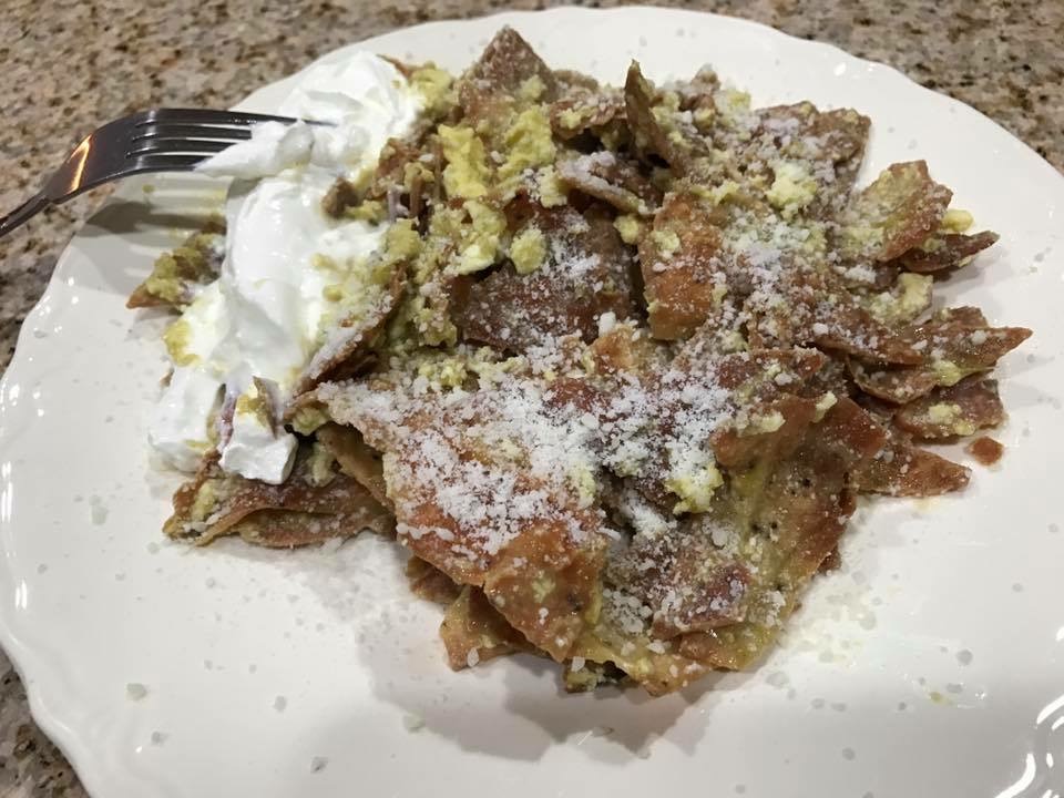 Chilaquiles sin Tortilla