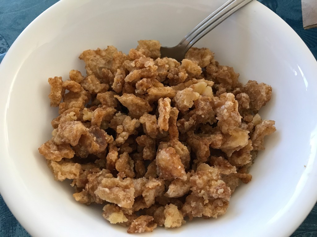 Chicharrones acaramelados.