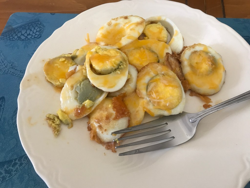 Huevos duros – Fritos