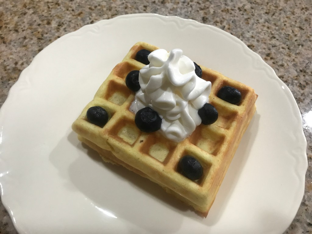 Waffles con mayonesa