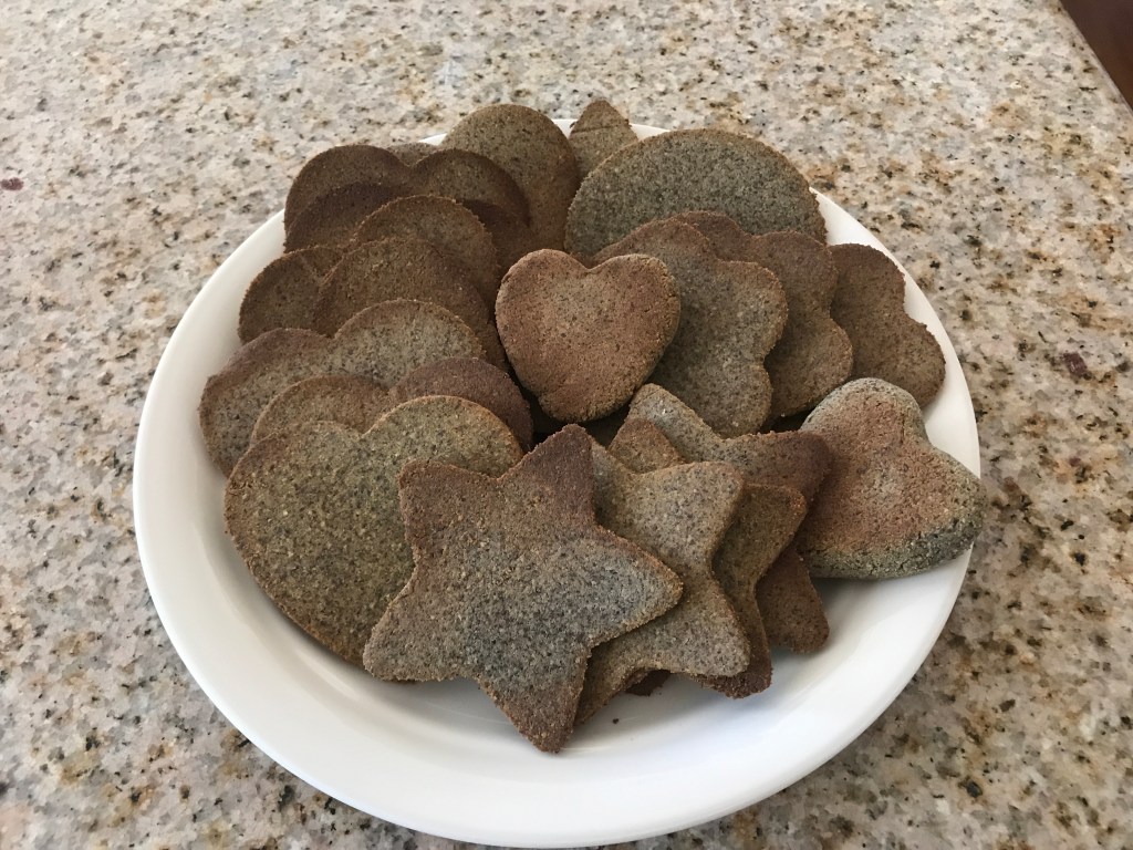 Galletas de harina de coco y linaza
