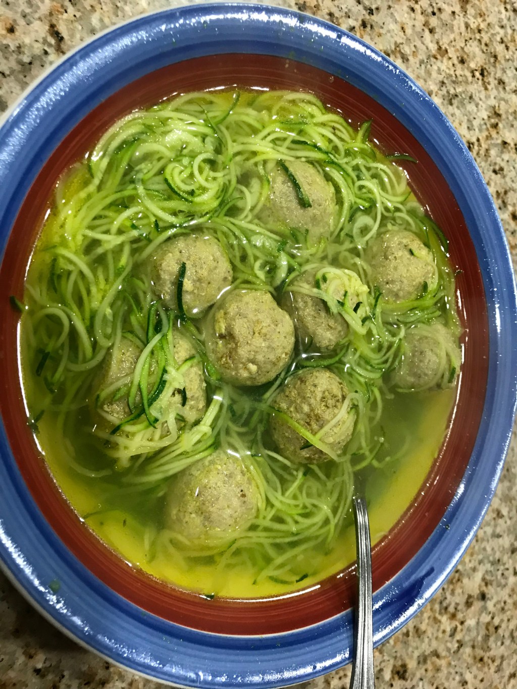 Albondigas con Fideos de&nbsp;Calabacín