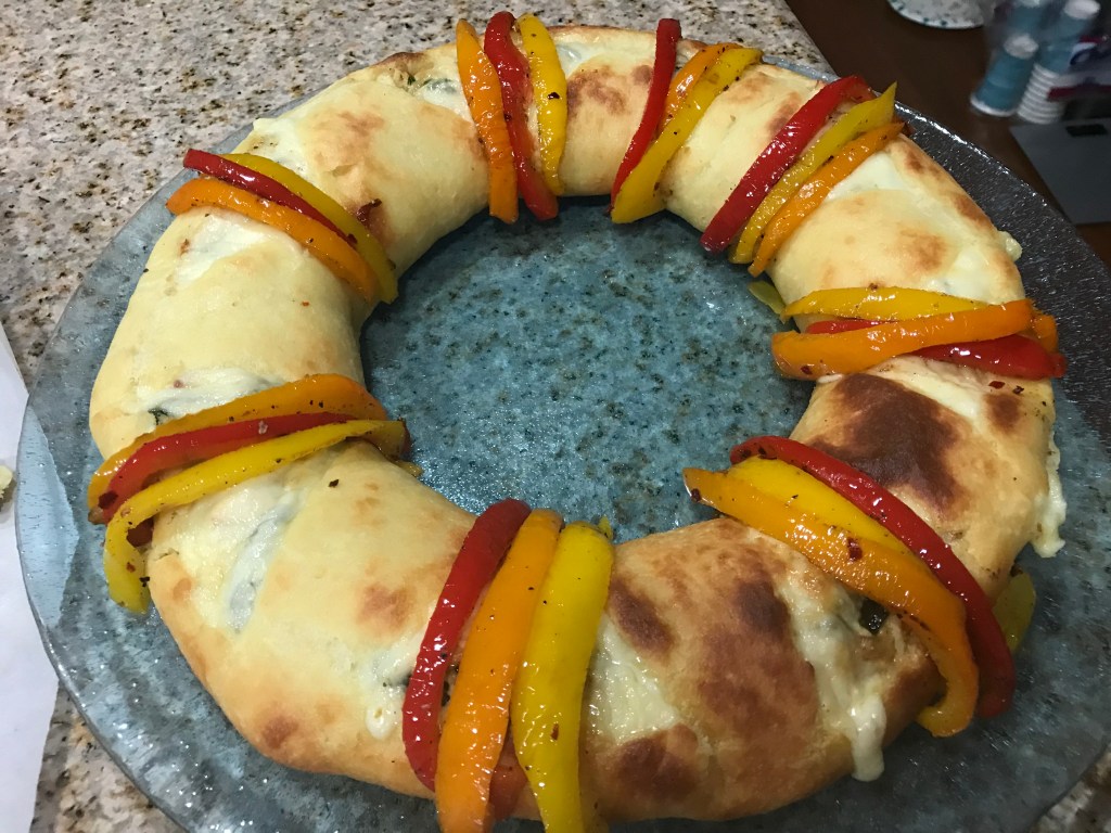 Rosca de Reyes rellena de&nbsp;pollo