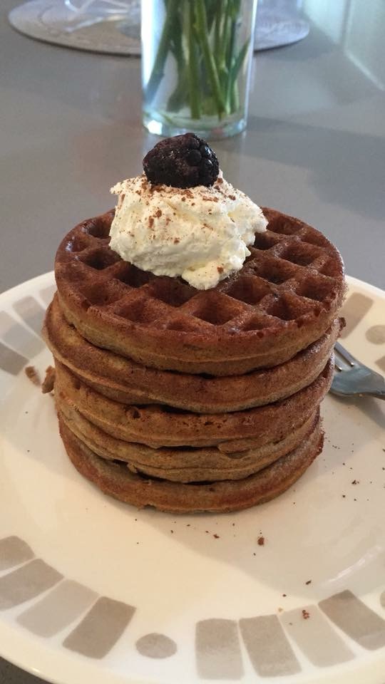 Waffles de Chocolate