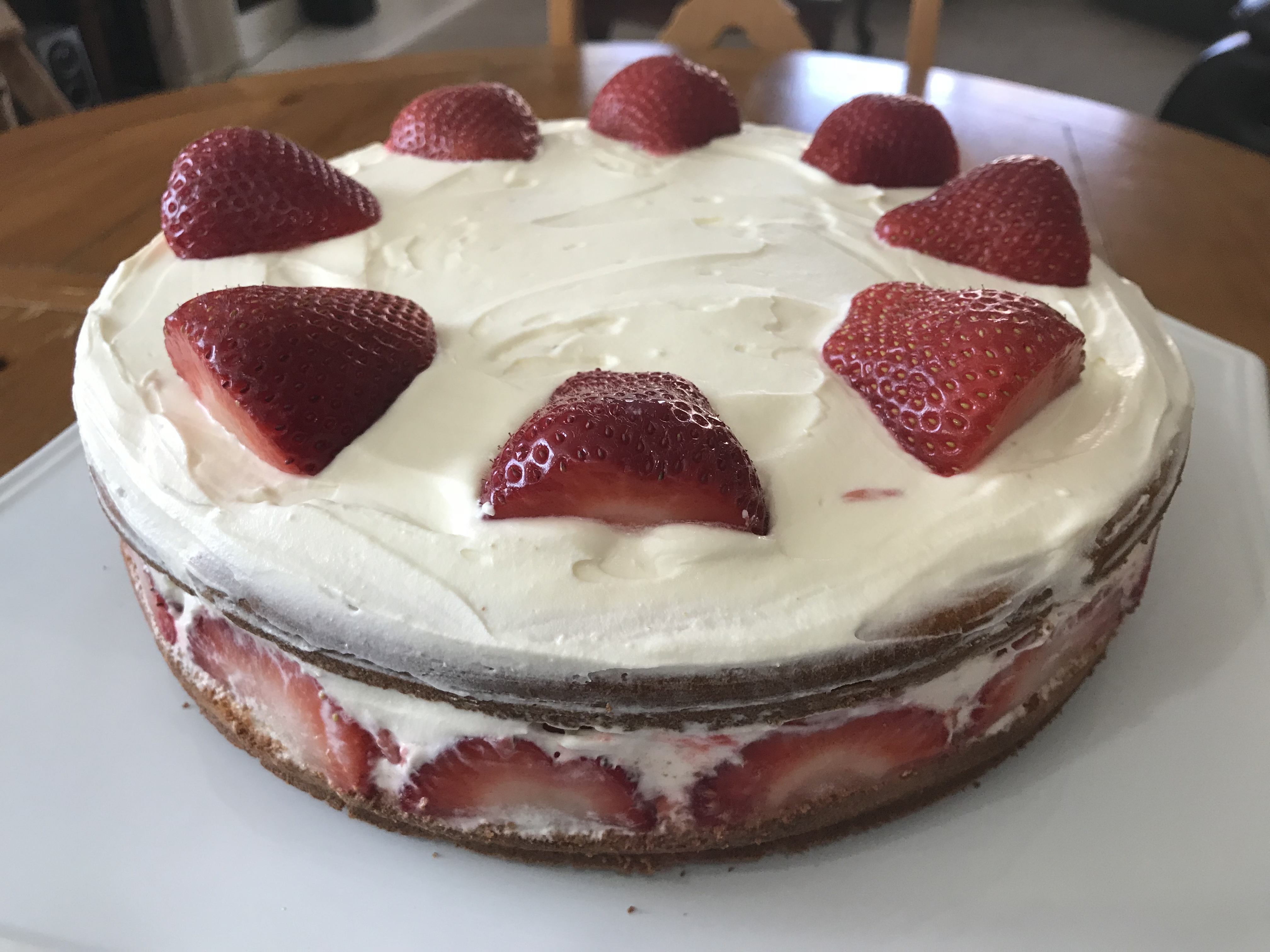 Pastel – Fresas con Crema