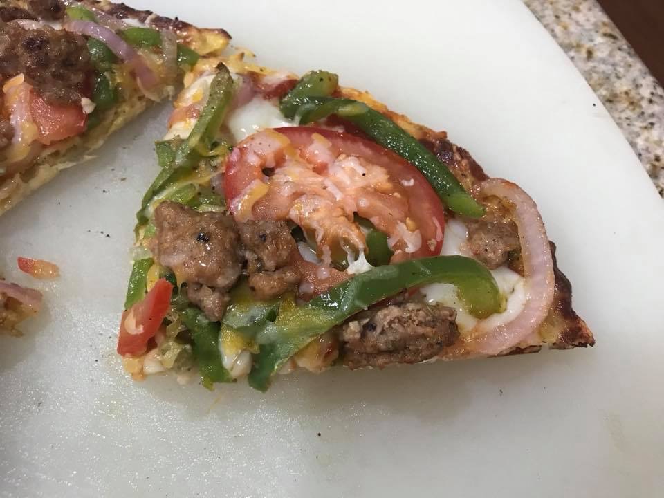 Pizza a base de Queso