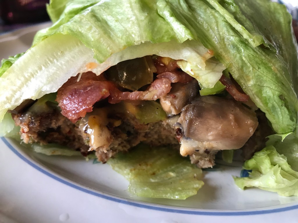 Hamburguesa en hoja de&nbsp;Lechuga