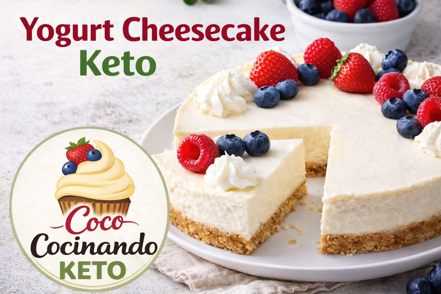 Cheesecake con yogur