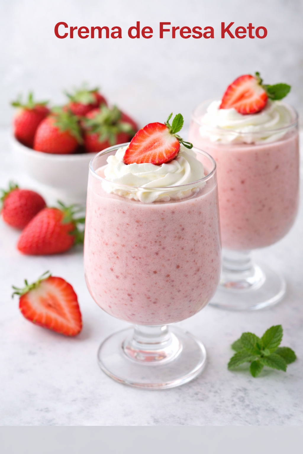 Crema de Fresa Keto